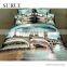 Factory price dolphin printed bedding set fabric
