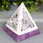 Different shaped chocolate gift box for wedding invitation