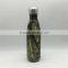 500ml Stainless steel bottle insulated bottle/ vacuum water drinking bottle leaf air transfer