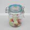 200ml Glass Spice jar with Glass Locklid &Silicon Ring