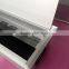 Buffering office desk aluminum alloy brush matt can with socket desktop cover