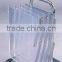 Portable adjustable collapsible acrylic literature shelf