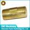 Custom Precision CNC machined copper tube fitting