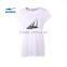 ERKE new arrival summer woman casual t-shirt with sailing pattern round neck soft cotton for girls loose style wholesale/OEM