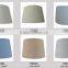 mass product pretty substitute moccasin bell lamp shade with gold overlock for polyresin table lamp