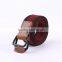 2016 Hot Sale Different Styles Mens Canvas Knitted Belt With Double Ring Buckle