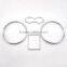 DL factory direct sell toyota hiace auto chrome dashboard rings