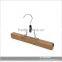 Wooden clamp pants hanger hair extension wood pants skirt hanger