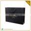 2016 Wholesale High Level Custom Made Black Card Kraft Paper Shopping Bag With Custom Logo