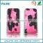 Pink Crocodile Pattern Top Grade Flip Wallet Leather Phone Case For HTC Hima With Plaid Pattern Lining