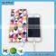 Coloful plastic custom power bank, mobile power pack with custom logo