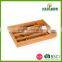 Wood cutlery tray