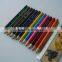 Triangle short wooden 3.5inch mini color pencil for children