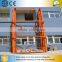 Guide hydraulic lift platform warehouse crane