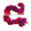 Deluxe turkey feather boa two tone colors party deocration