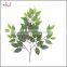 Plastic wholesale indoor artificial green ficus leaves