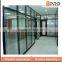 decorative partitions aluminium frame glass partition with glass top partition wall