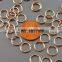 rose gold plated stainless steel hoop jewelry charms