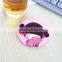 printing japanese girl custom silicone wine cup coaster