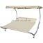 Outsunny Poolside Double Hammock Bed Chaise Lounge - Cream