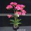 Attractive home decoration vivid silk flowers artificial potted orchids