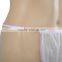 disposable beautiful white women thongs for spa