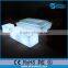 plastic glowing led cocktail table,light up bar table,rgb color illuminated led table