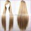 100Cm Drag Queen Manic Panic Wigs Harajuku Anime Cosplay Wigs Heat Long Straight Synthetic Wig With Bangs Perruque