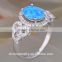 Cheap opal ring jewelry in bulk sales Hong Kong manufacturer