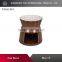 New design ceramic chocolate pot with foundation high color glaze chocolate fondue set temperatura