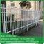 Decorative white powder coated tapering head metal fencing