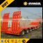 CIMC hydraulic low bed semi trailer with 3 axle semi trailer