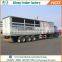 Factory direct 3 axles box van type semi trailers with curtain durable curtain side semi trailer for sale