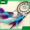 Promotional Christmas gift ornament Wall Hanging Home Room Decoration feather indian dream catcher supplies