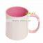 10oz 11oz AAA Grade Blank 100g Sublimation Paper Color Inside and Handle Coated Mug