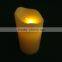 flameless moving wick real wax pillar led candle with timer multifuction led candle light