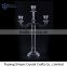 Factory supply custom design tall floor standing crystal candelabras directly sale