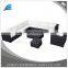 10 PCS Outdoor Patio Furniture Set Pe Wicker Rattan Sofa Set Aluminum Frame Brown