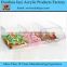 Wholesale customize clear acrylic luxury display chocolate candy gift storage box