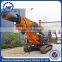 Weichai6105ZLY4 diesel hyaulic wheel mounted rotary drilling rig with cab