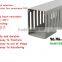 High quality insulation 40*30mm gray square PVC wiring duct