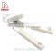 White PP Handle Can Opener With Iron Plating