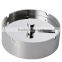 Newness Stainless Steel Tabletop Unbreakable Ashtray with Detachable Rotating Lid