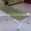 Outdoor furnitute steel frame folding portable camping bed