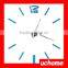 UCHOME New Products Quartz Clocks Fashion Watches 3d Real Big Wall Clock Rushed Mirror Sticker Diy Modern Design Decor