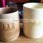 Promotional top quality bamboo mug/bamboo cup, color natural