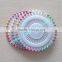 Plastic 38mm colorful round ball head head pin for decoration