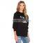 New Cotton Spandex Polyester Long- sleeved Women Pullover Hoodies