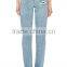 New design casual modern denim pants ladies jeans brands