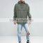 2017 Custom Best Price High Quality Fshion Design Durable 100% Cotton Ripstop Raglan Sleeves Celadon Casual Men's Jacket